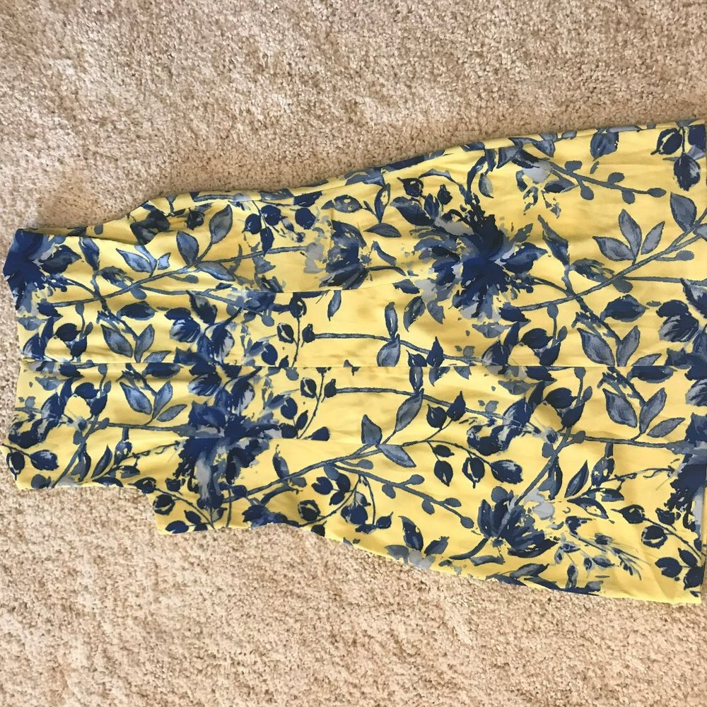 Alyx Size 16 Blue and Yellow Floral Dress
